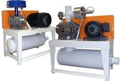 Coperion K-Tron positive displacement continuous vacuum, pressure and vacuum/pressure system blower packages