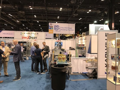 The PACKage Printing Pavilion at PACK EXPO Las Vegas and co-located Healthcare Packaging EXPO (Sept. 23-25, 2019; Las Vegas Convention Center) produced by PMMI, The Association for Packaging and Processing Technologies, will showcase the latest innovation