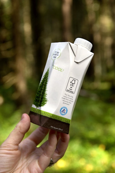 Tetra Pak has now produced and delivered more than 500 billion carton packages made from paperboard from forests certified to Forest Stewardship Council (FSC) standards. Photo courtesy of Tetra Pak.
