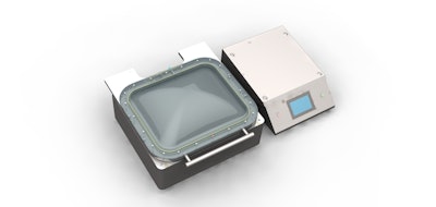 The Contura S600 has an oversized test chamber to test large products or multiple products at the same time. Photo courtesy of INFICON.