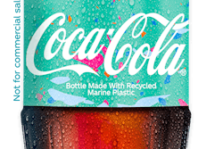 Coca-Cola Unveils 25% Marine Plastic Recycled Bottle