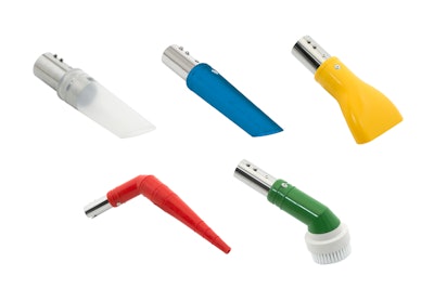 Nilfisk EXA color-coded, food-grade vacuum accessories