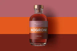 Pearlfisher utilized the recognizable brand elements from each of the three ingredients to communicate NOgroni in simple terms.