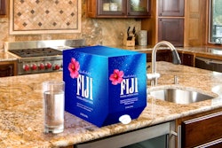 As an alternative to single-use bottles, FIJI Water will introduce a new 2.5-gal container for the refrigerator or counter.