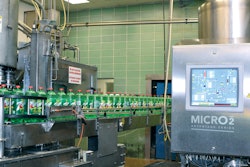 The MicrO2 blends and deaerates product upstream of Admiral’s bottle filler, reducing foaming and speeding the filling operation.