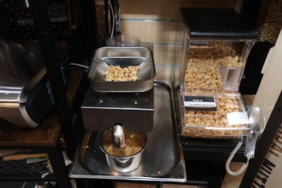 Thornton's Budgens peanut butter on tap