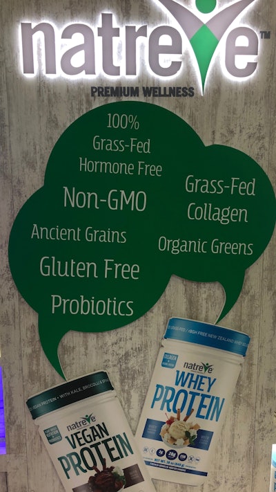Natreve had a lot to communicate to the Natural Products Expo audience in Baltimore. An alliance with Plastic Bank makes this the first wellness product certified plastic neutral.