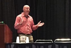 Jim Tassell, senior IT security architect for Kellogg, presents the food maker’s cybersecurity journey at the Automation Fair’s Food and Beverage Forum.