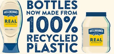 Hellmann's 100% Recyled Plastic
