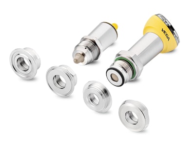 The universal, flexible hygienic adapter system for the new series of instruments reduces the amount of work involved, and the required spare parts inventory.