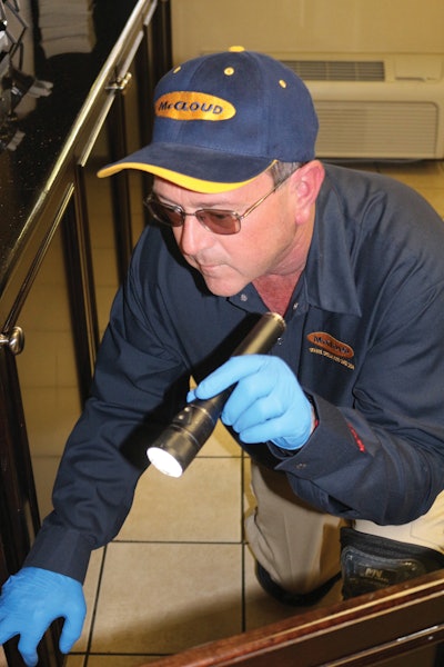 Pest management technicians commonly inspect food and beverage manufacturing facilities at least once a week. Regular inspections are a bedrock of a successful IPM program.