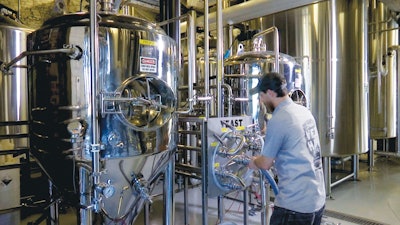 Yee-Haw Brewing Co. uses the Miura LX 200 SG gas-fired industrial steam boiler for various aspects of its brewing process, from heating the hot liquor tanks to boiling the wort to sanitizing the kegs.