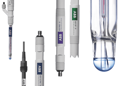 ABB’s new pH/ORP sensors have advanced built-in diagnostics to ensure accuracy and reliability even in harsh processes. Photo courtesy of ABB.