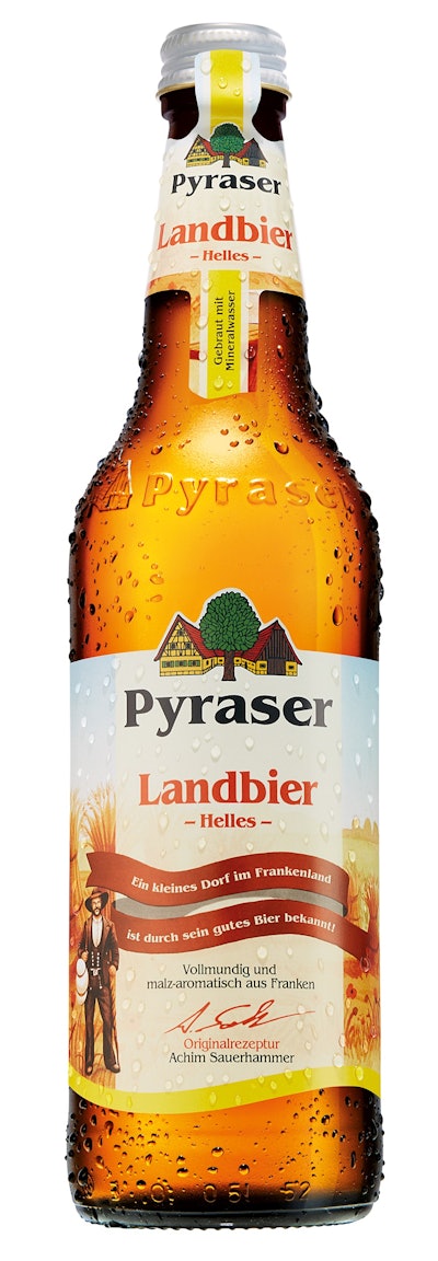 Pyraser Landbrauerei fills up to 26,000 bottles an hour – with Pyraser Landbier, among other beverages.