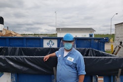 James Garr, wastewater supervisor for Smithfield Foods' Crete, Neb. facility, was a key part of the plant's successful composting project. Photo courtesy of Smithfield Foods.