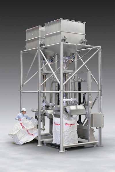 Flexicon Bulk Bag Filling System With Dual Fillers