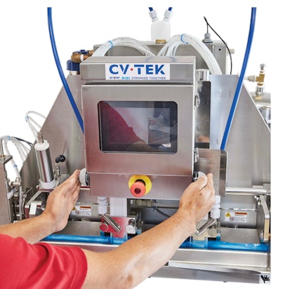 CV-Tek will standardize on its machines where possible, building subassemblies ahead of time and pulling them out of inventory for final assembly.