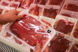 The BlakBear sensor determines the shelf life of perishable foods like packaged fresh meats by detecting and measuring the gas emitted from the products as they spoil.