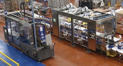 Closely connected to the robotic case packer is the Trayfecta case erector, which now features an adjustable forming cavity (Pat. Pending).
