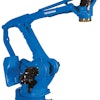 The robot is also designed with a 3,159 mm horizontal reach, 3,024 mm vertical reach, and ±0.5 mm repeatability.