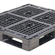 The plastic Odyssey pallet is an alternative to wood, is fully reusable, and is made to offer dimensional consistency for automated equipment.