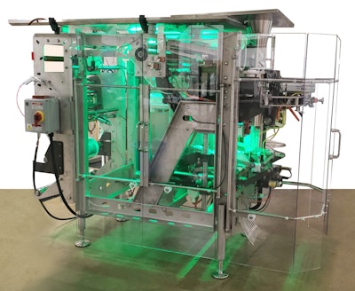The entire VF/F/S machine is high-pressure washdown capable, including its human-machine interface (HMI), which would typically require protection due to its sensitive components.