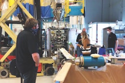 FATs include automated product delivery systems and multiple conveyor loops to simulate actual plant conditions as closely as possible. Image courtesy of Spee-Dee Packaging Machinery.