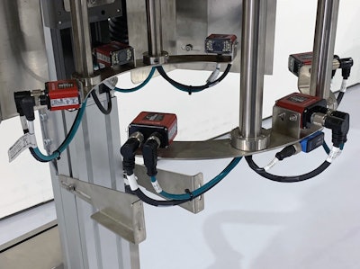 Close-up of machine.