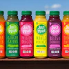 Just Made Foods produces juices in nine varieties in 1.8-oz bottles. Early this year, it plans to add SKUs in 1-liter bottles. Photo courtesy of Just Made Foods.