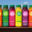 Just Made Foods produces juices in nine varieties in 1.8-oz bottles. Early this year, it plans to add SKUs in 1-liter bottles. Photo courtesy of Just Made Foods.