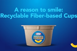 Fiber-based cups will roll out for Kraft Mac & Cheese some time in 2021.