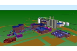 Rendering of planned Cargill canola processing facility in Regina.