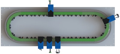 Based on linear servo track technology, the Orboter has movers called “Probots” on which actuators can be mounted.