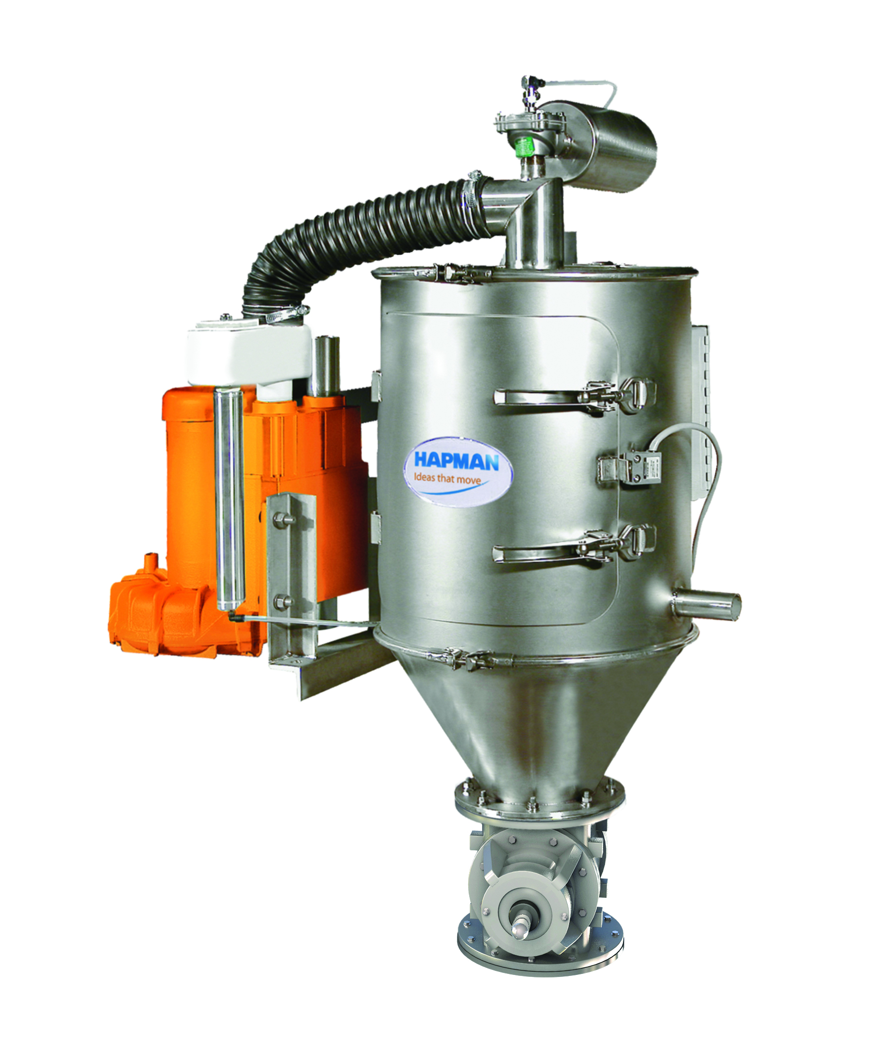 Vacuum20 Conveyor20 Model202020with20 Orange20 Blower20and2020 Rotary20 Valve