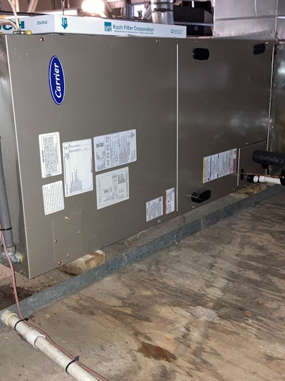 Installation of an air-cooled air handling unit in place of a water-cooled unit at B&G Foods’ Cincinnati facility has significantly reduced water usage.