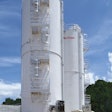Acrison Dual Dry Bulk Chemical Storage Silo
