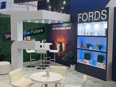 Fords displays its sustainable foil technology at PACK EXPO Las Vegas.