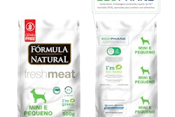 Pet food post-consumer recycled content
