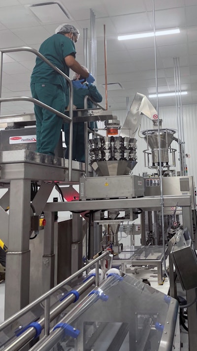 Assembly, validation, and training on the Green Thumb packaging line.