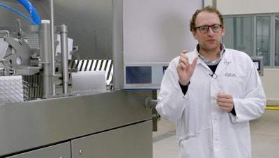 Bart Leenders, product specialist in marination, explains the GEA MultiJector technology used for the inject-tumble-cook process.