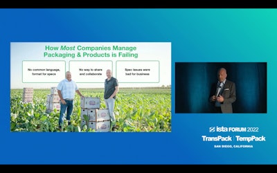 Matthew Wright, founder and CEO of Specright, presented on the urgency of transitioning packaging to a digital platform using data.