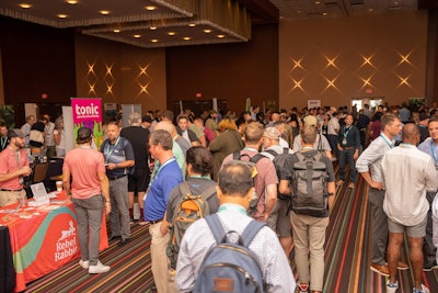 Cannabis Drinks Expo show floor Chicago 2022