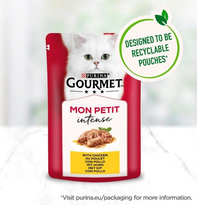 Nestl&eacute;'s Purina mono-material pet food pouches