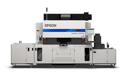 Epson introduced at the show its new SurePress L-6534VW inkjet digital label press, which comes with either digital varnish or orange ink.