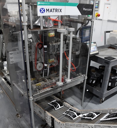 Coffee Support installed two Mercury vf/f/s baggers from Matrix to produce pillow packs ranging from 2.5 to 14 oz for its craft coffee clients.