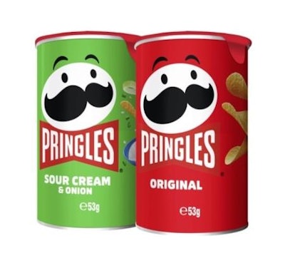 Kellogg's Pringles lid-free package