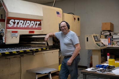 Craig Nowell, Sheet metal punch press operator