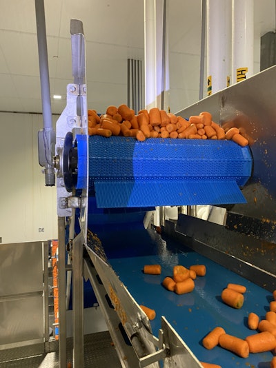 Key concern areas for bearings within McEntire Produce’s operations are places where conveyors run over product.