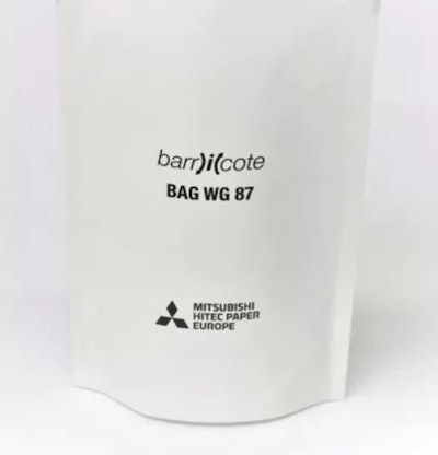 Mitsubishi Hitec Paper and SN Maschinenbau Barricote recyclable paper barrier packaging.