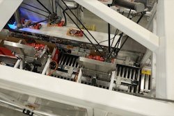 ABB FlexPicker delta robots fill the POP display cases.